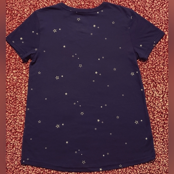 Woman's DALLAS COWBOYS "Kassie Choker" Navy Blue T-shirt (M, L, XL, 2XL) - Picture 3 of 5